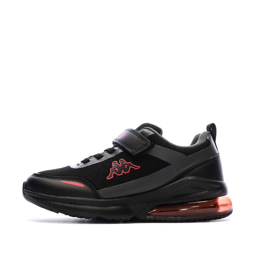 Kappa Pylos123 Boys' Black/Red Trainers
