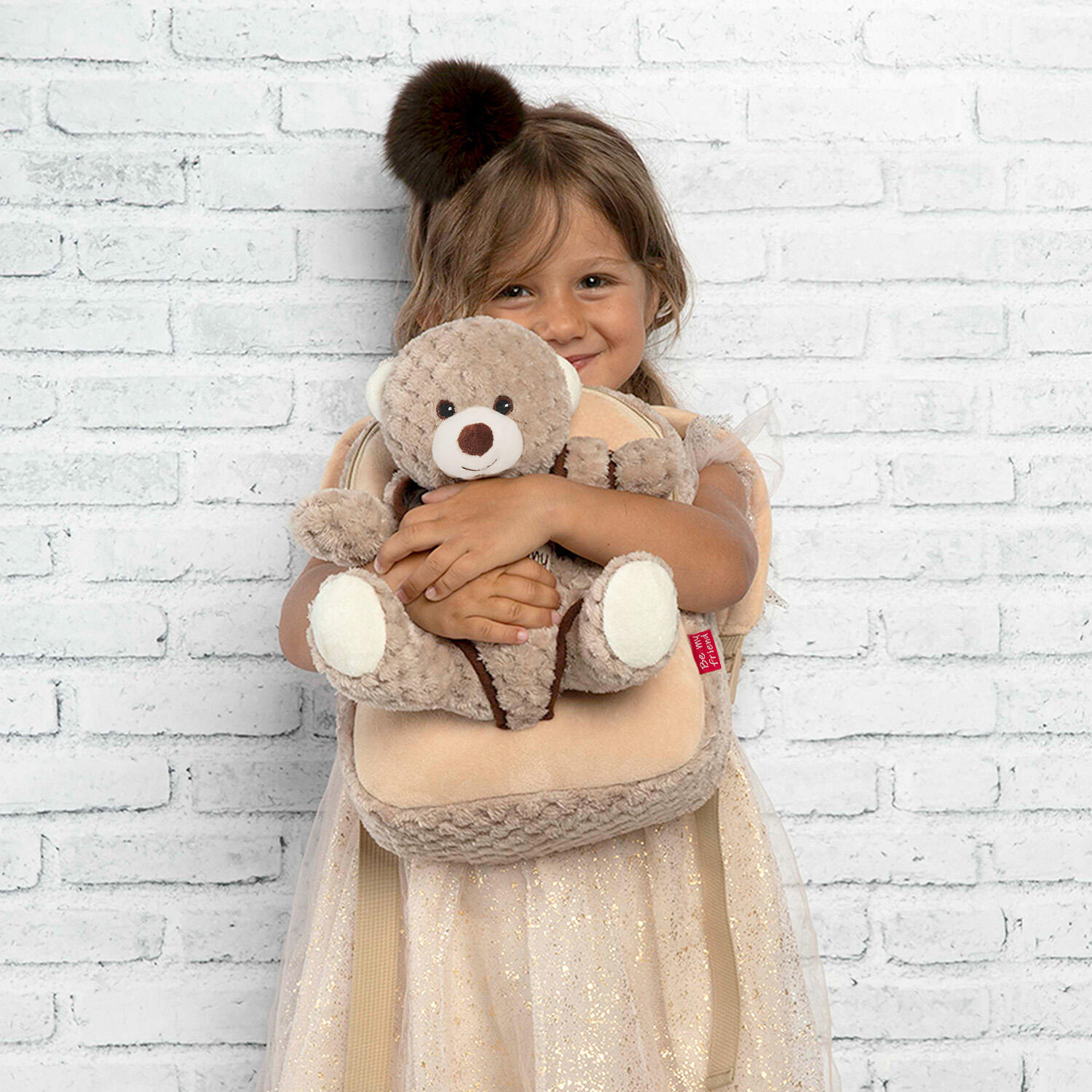 Rucksack mit Plüsch Kind Educa Borras Milly Bear 5/7