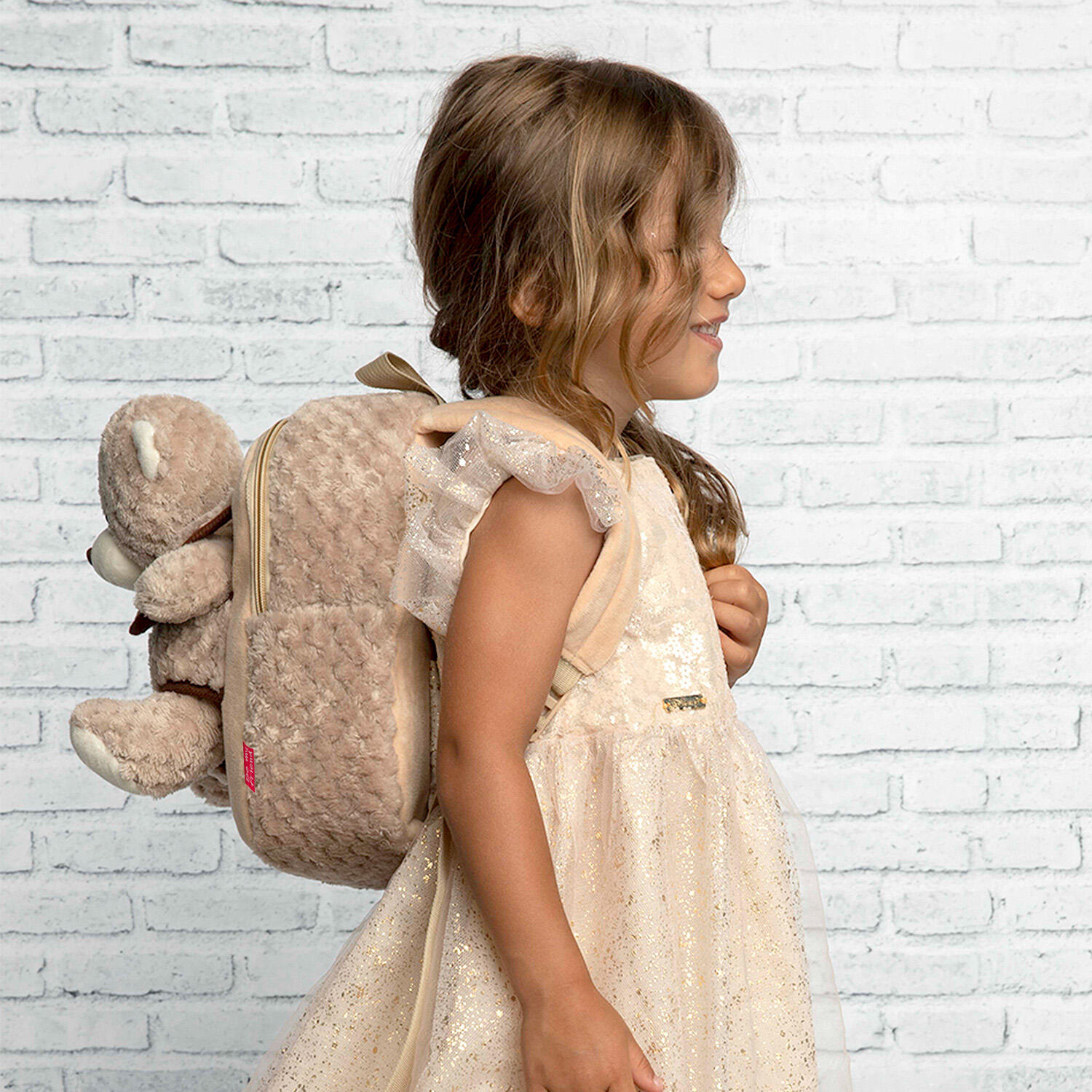 Rucksack mit Plüsch Kind Educa Borras Milly Bear 6/7