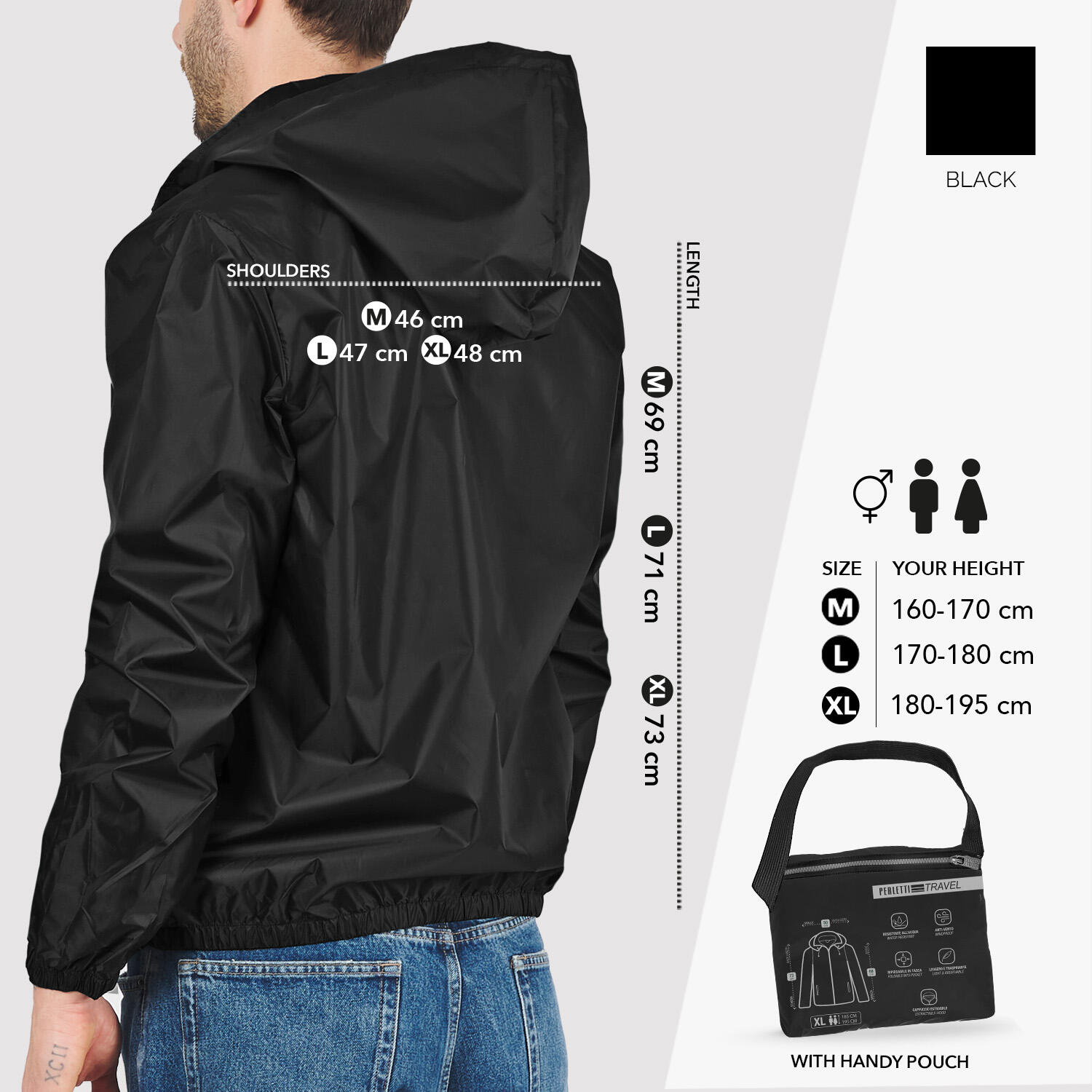 Giacca a Vento Unisex 2/3