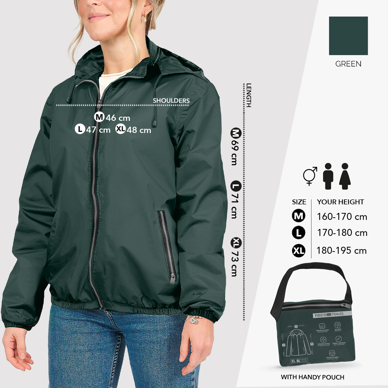 Giacca a Vento Unisex 2/3