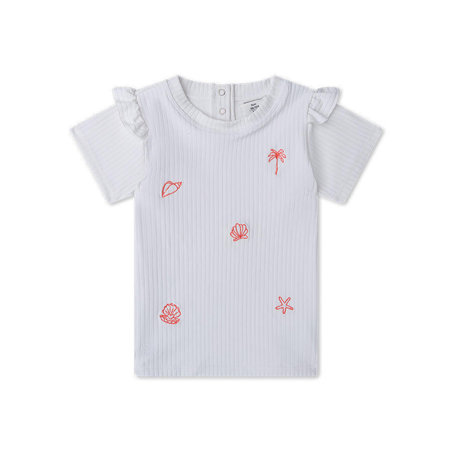 Swim Essentials T shirt da nuoto a maniche corte - bianco - White Pearl - 1/6