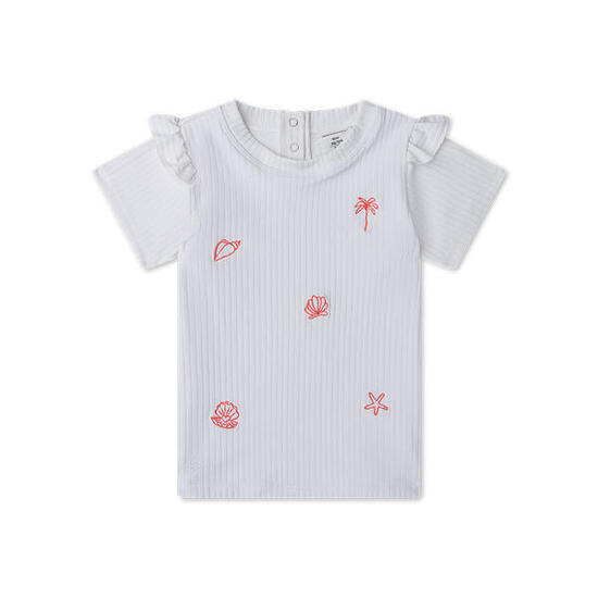 Swim Essentials T shirt da nuoto a maniche corte - Bianco - White Pearl - 86/92
