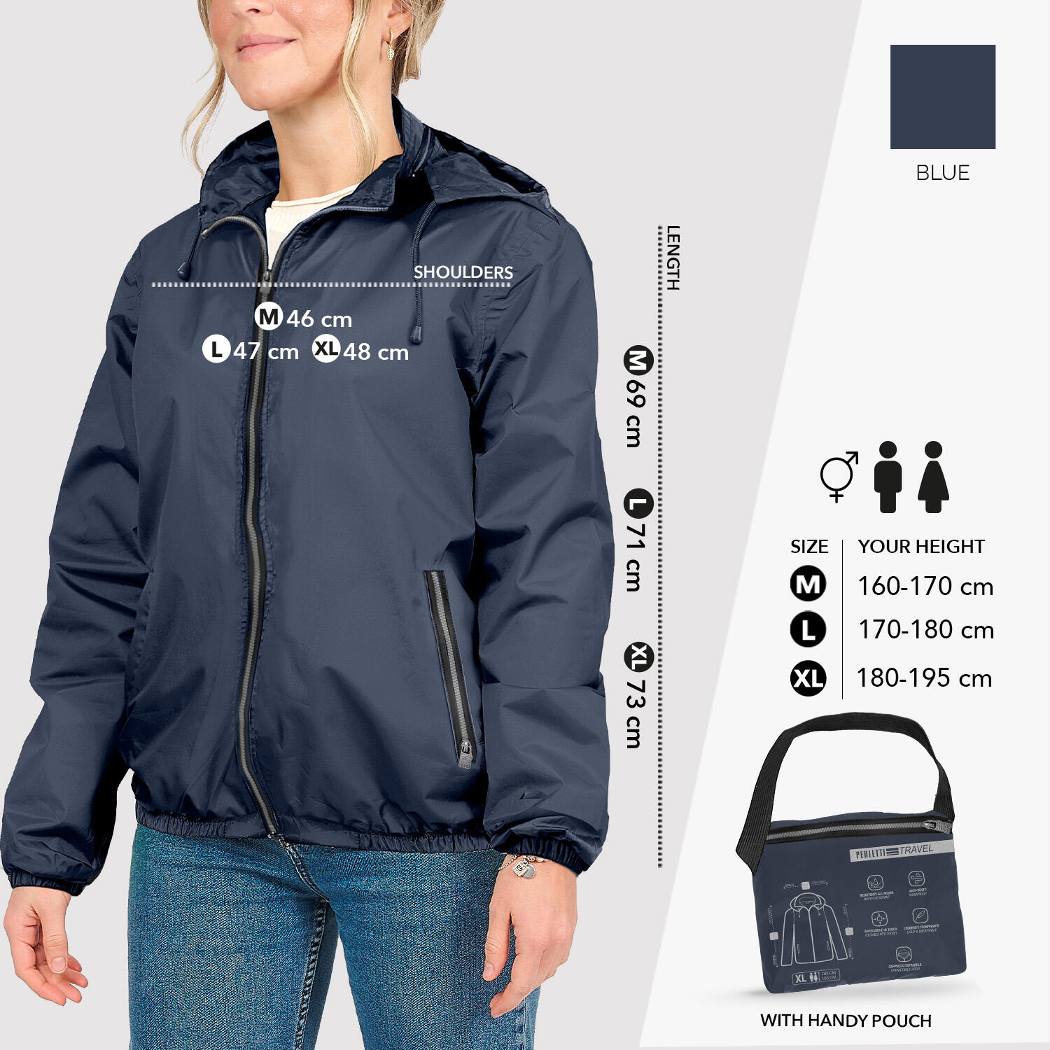Giacca a Vento Unisex 2/3