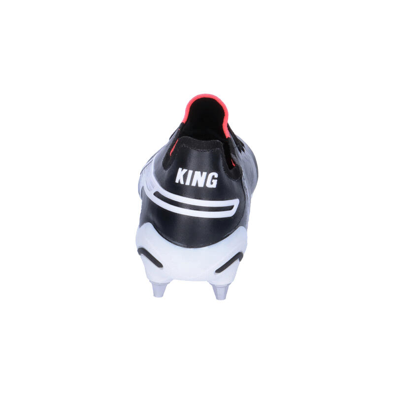 Ghete de fotbal KING ULTIMATE MxSG PUMA Black White Fire Orchid Red