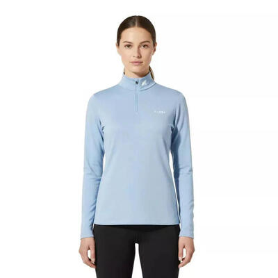 Dames t-shirt 100% merinowol lange mouwen - bjork 210 zip