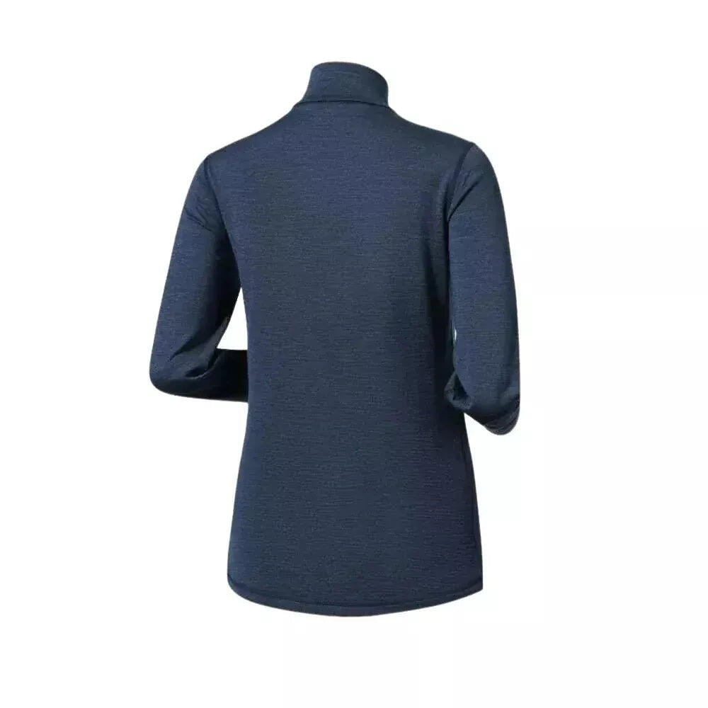 Damen-T-Shirt aus 100% Merinowolle mit langen Ärmeln - Bjork 210 Zip 6/8