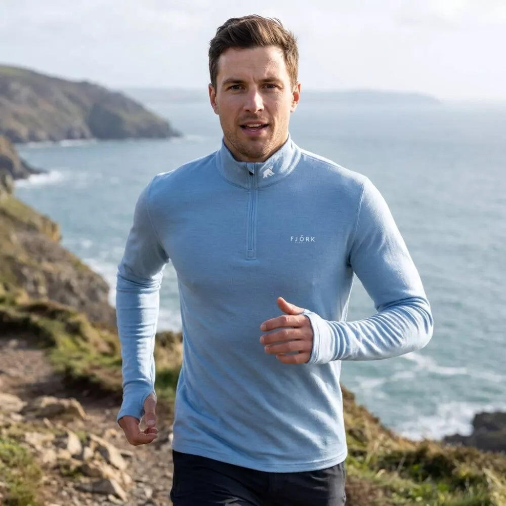 Finn Zip 210 da uomo - Strato base tecnico in lana merino 3/7
