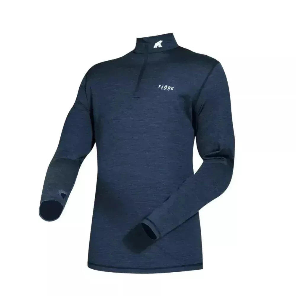Finn Zip 210 da uomo - Strato base tecnico in lana merino 2/7