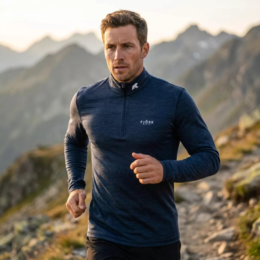 Finn Zip 210 da uomo - Strato base tecnico in lana merino 5/7