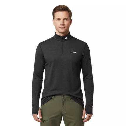 Finn Zip 210 voor heren - Technische baselaag van merinowol