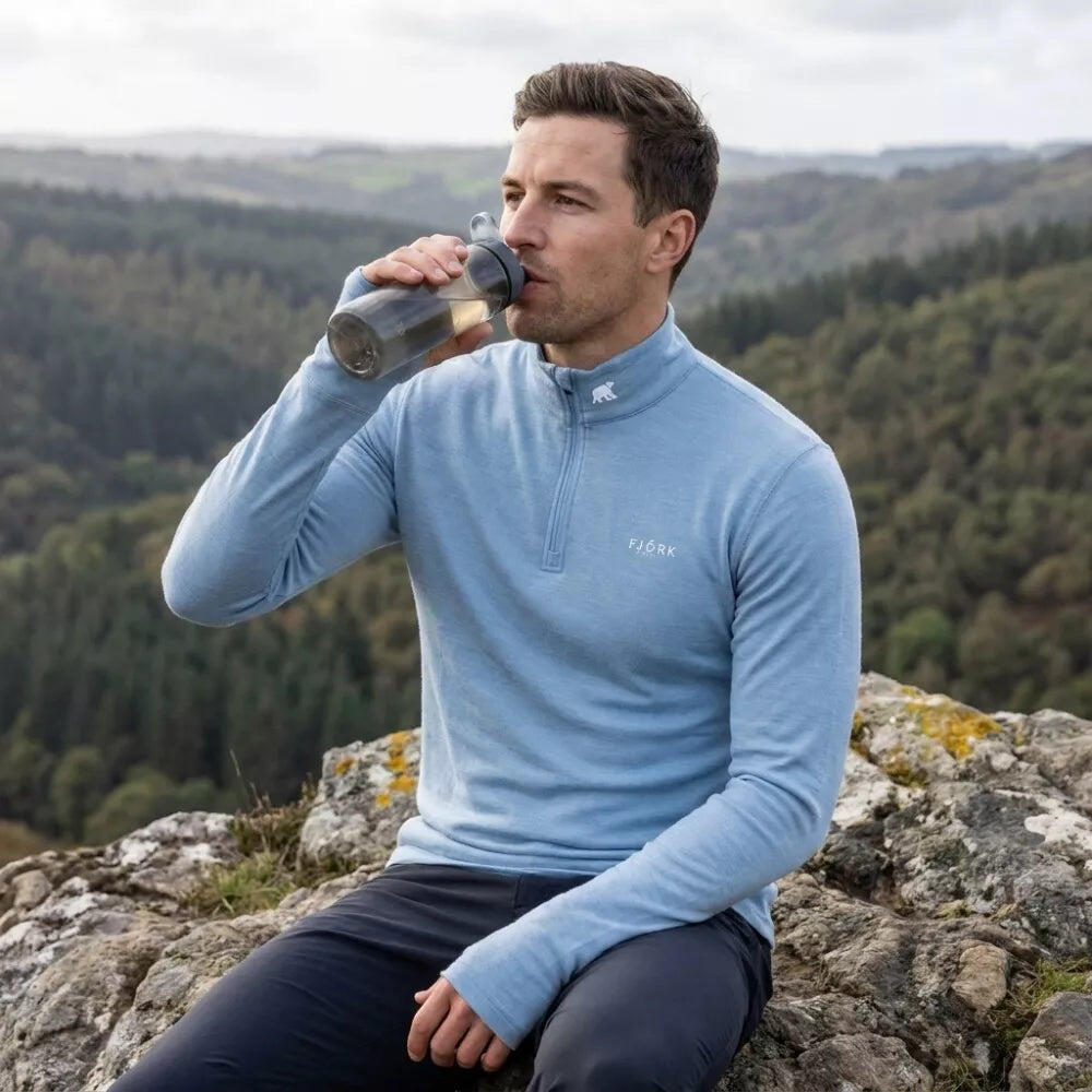 Finn Zip 210 da uomo - Strato base tecnico in lana merino 5/7