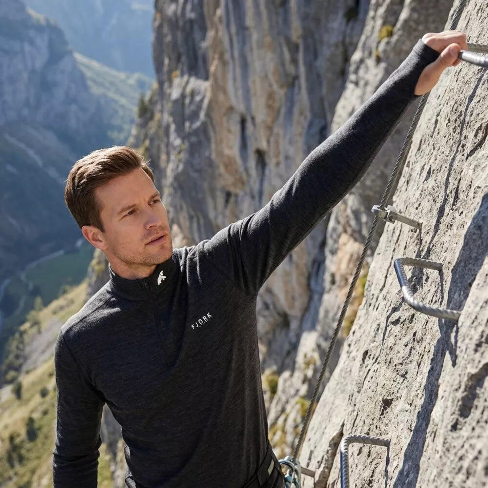 Finn Zip 210 da uomo - Strato base tecnico in lana merino 4/7