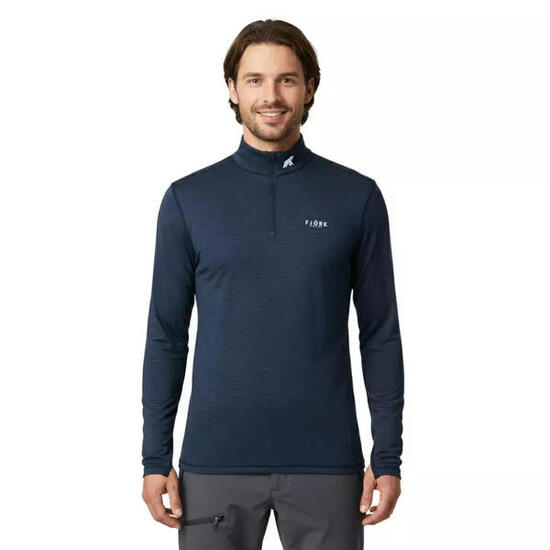 Finn Zip 210 voor heren - Technische baselaag van merinowol