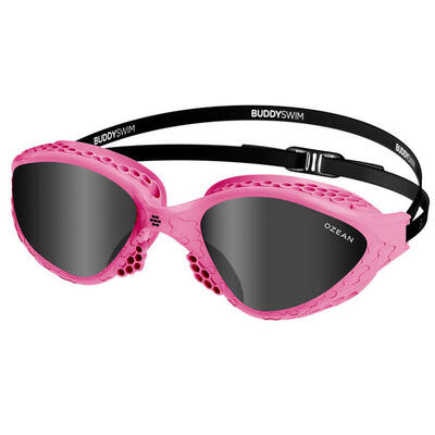 BuddySwim Ozean Occhialini White/Smoke OW Triathlon Antifog UV