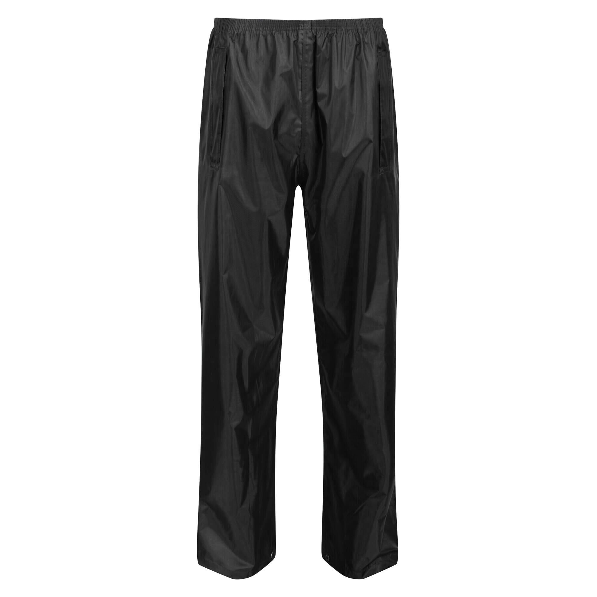 REGATTA Professional Mens Pro Stormbreaker Waterproof Overtrousers (Black)