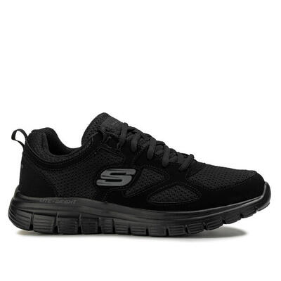 Scarpe lifestyle Skechers Burns Agoura nere da uomo