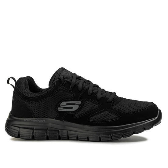 Scarpe lifestyle Skechers Burns Agoura nere da uomo