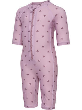 Maillot de bain 1 pièce 3/4 bébé fille Hummel BEE AOP