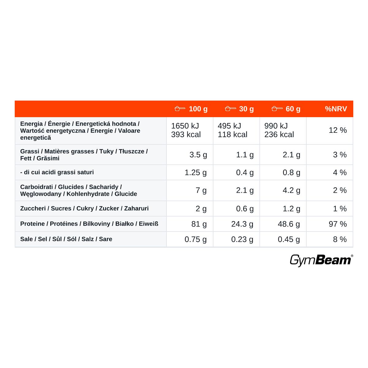 Białko roślinne proszek izolat grochu 1000 g 2/3