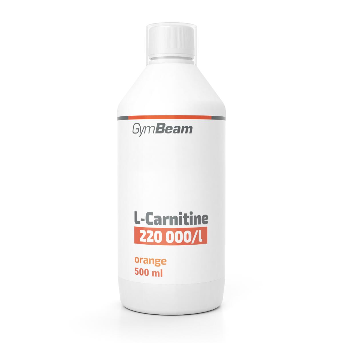 Spalacz Tłuszczu L-Karnityna GymBeam 500 ml pomarańczowy