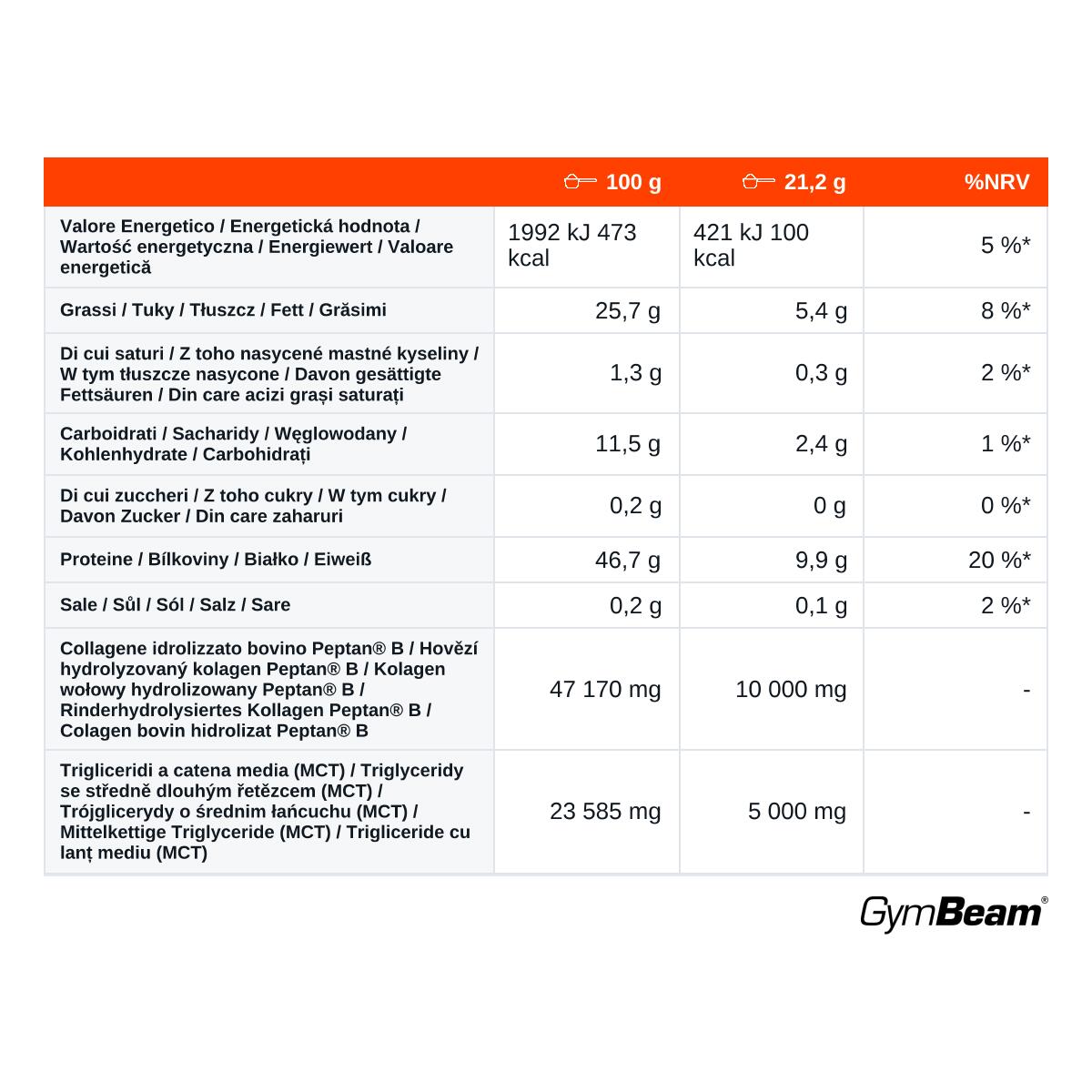 Kolagen proszek z MCT czekolada 700 g 2/2