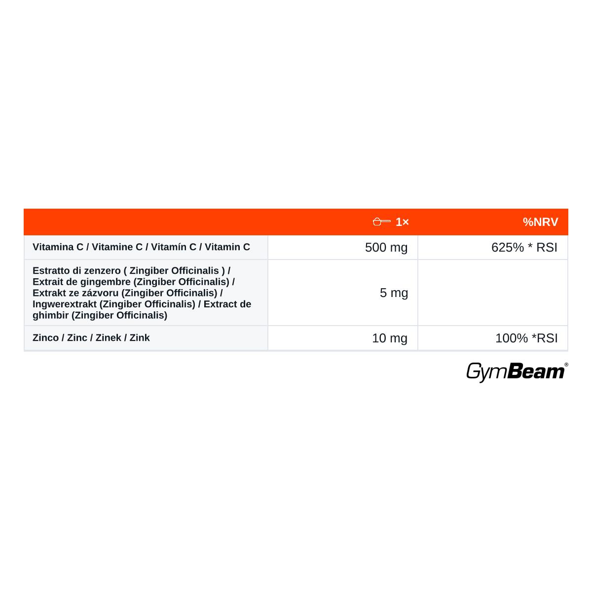 Witamina C + Cynk + Ekstrakt z Imbiru tabletki do żucia 2/2
