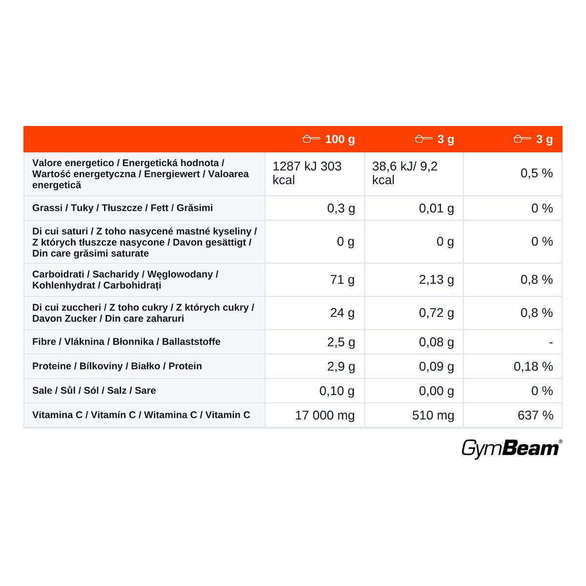 Acerola BIO - GymBeam - Doskonałe źródło witaminy C 2/2