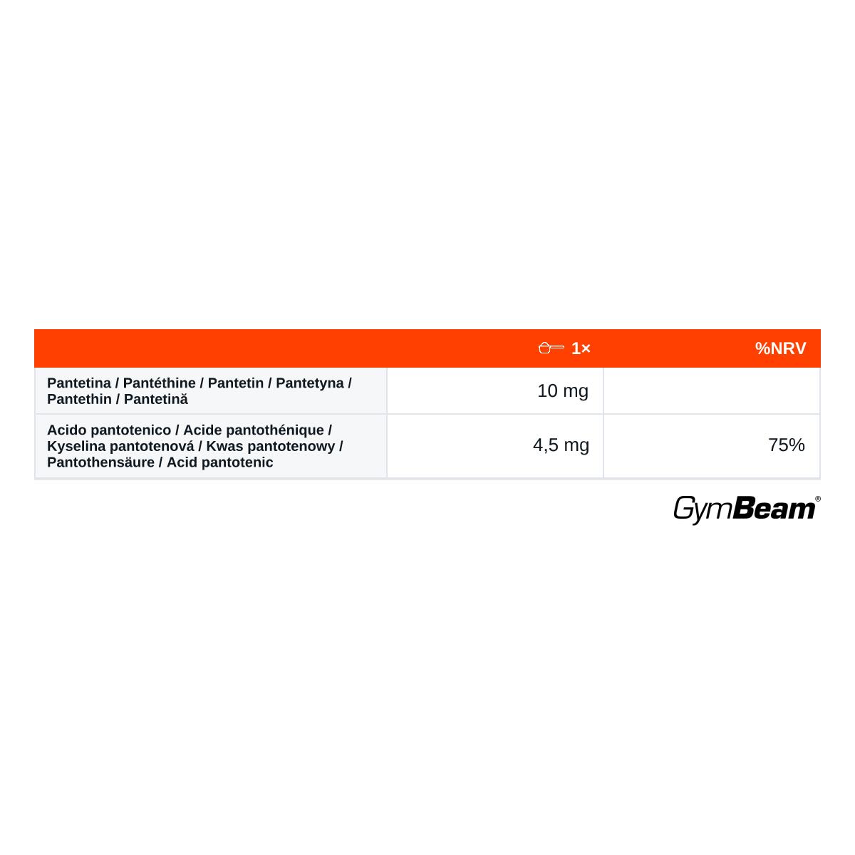 Aktywna Witamina B5 pantetyna kapsułki 90 kapsułek 2/2