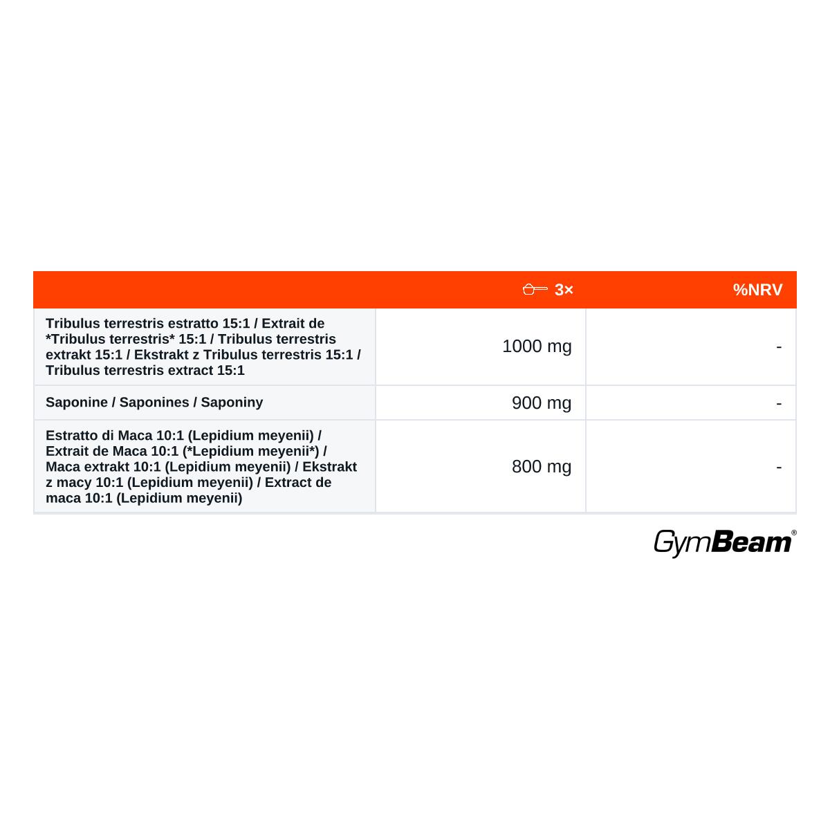 Aminoacidi Tribulus + Maca in capsule vegana 2/2