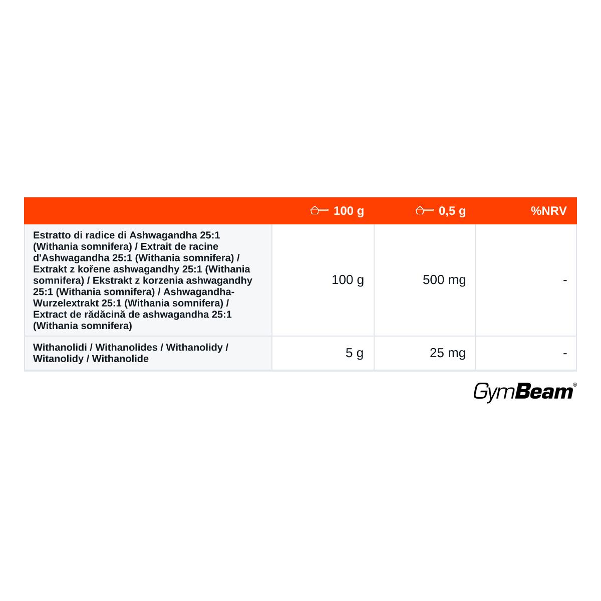 Estratto di ashwagandha in polvere vegano 100 g 2/2