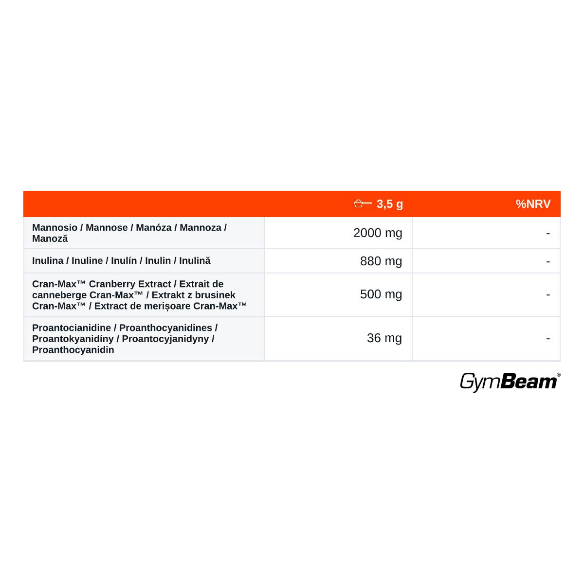 Bevanda Cran-Max™ + Mannosio Drink in polvere lampone 157 g 2/2