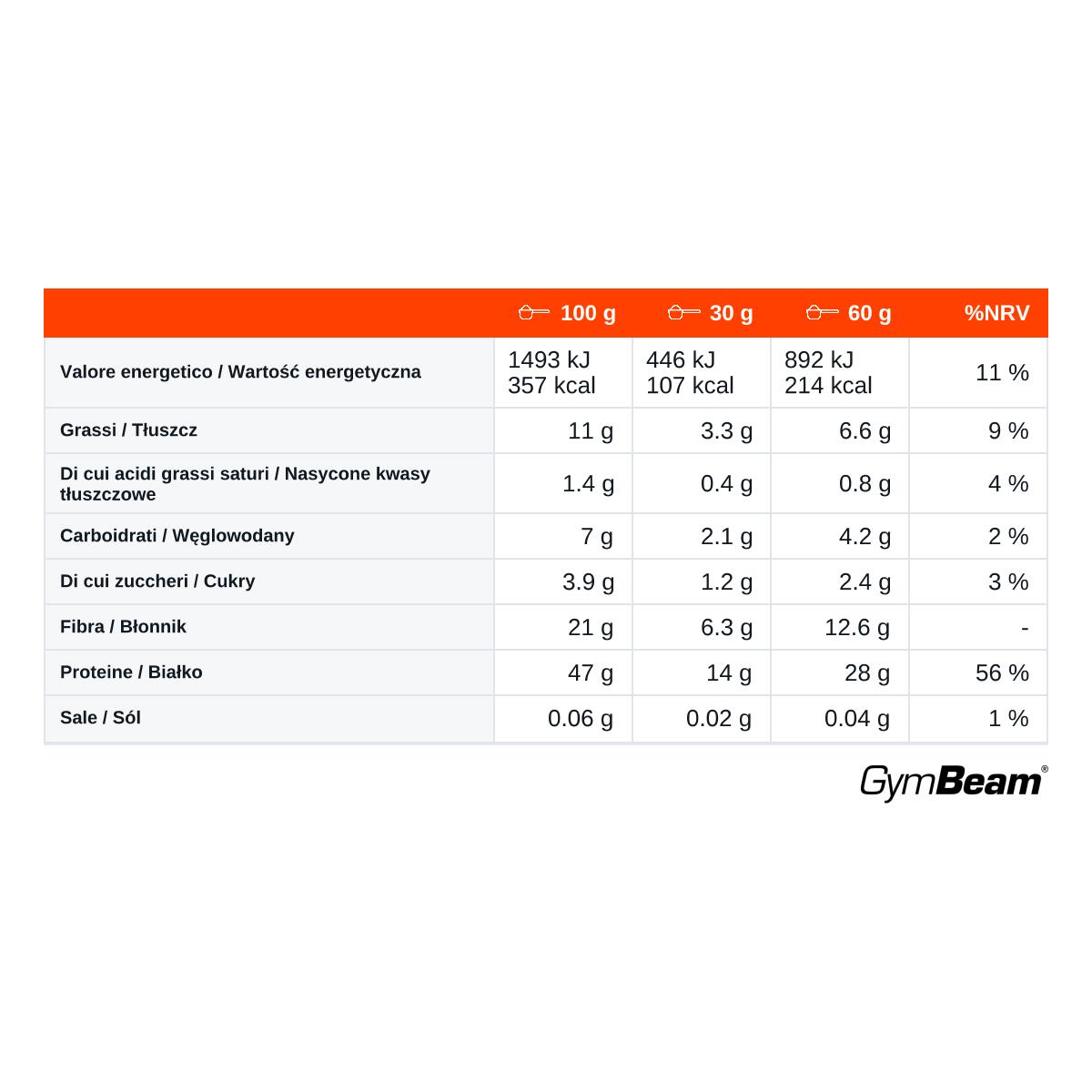 Białko konopne proszek 1000 g 2/3