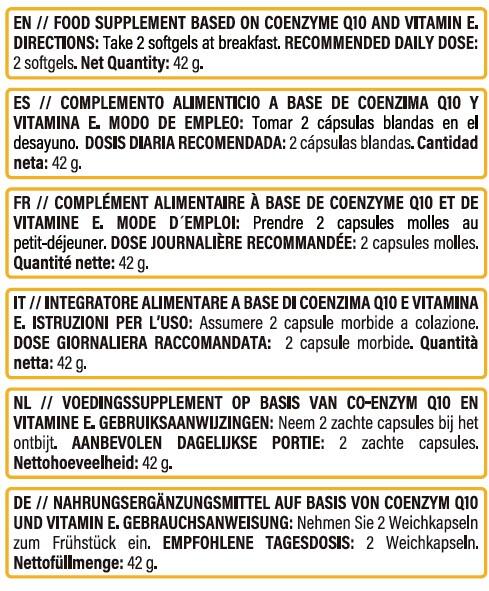 Q10 - 60 Softgels LifePRO 2/5