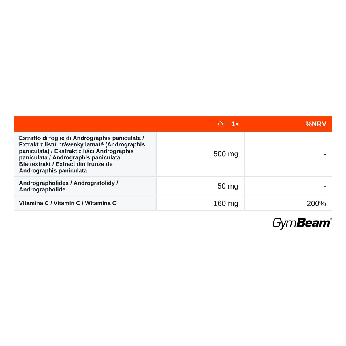 Integratore Andrographis + vitamina C vegano 90 capsule 2/2