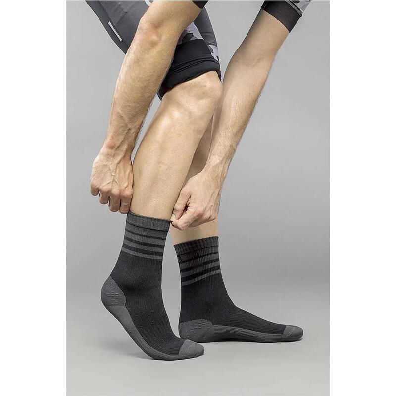 Gripgrab Merino-lined Waterproof Winter Socks Black - M - (39-41)