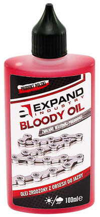 Olej do łańcucha rowerowego Expand Bloody Oil Dry/Wet 100 ml