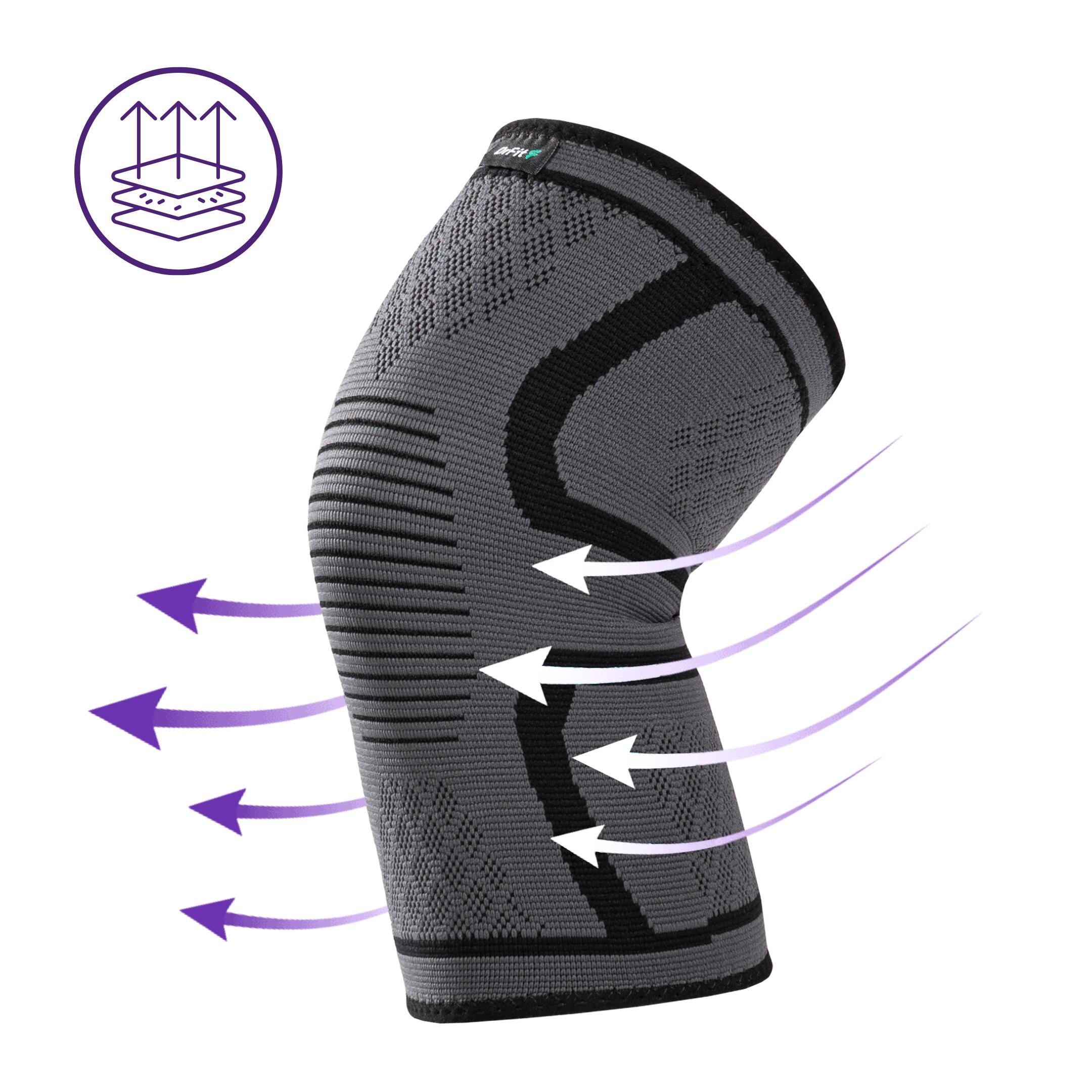 Unisex Uniwersalna Opaska Kolana Elastyczna DrFit 3/7