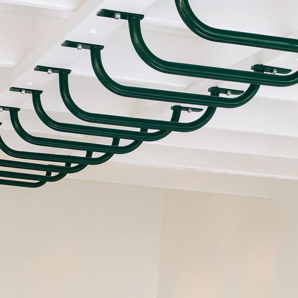 barra di trazione a soffitto 10x60 cm - verde 6/6