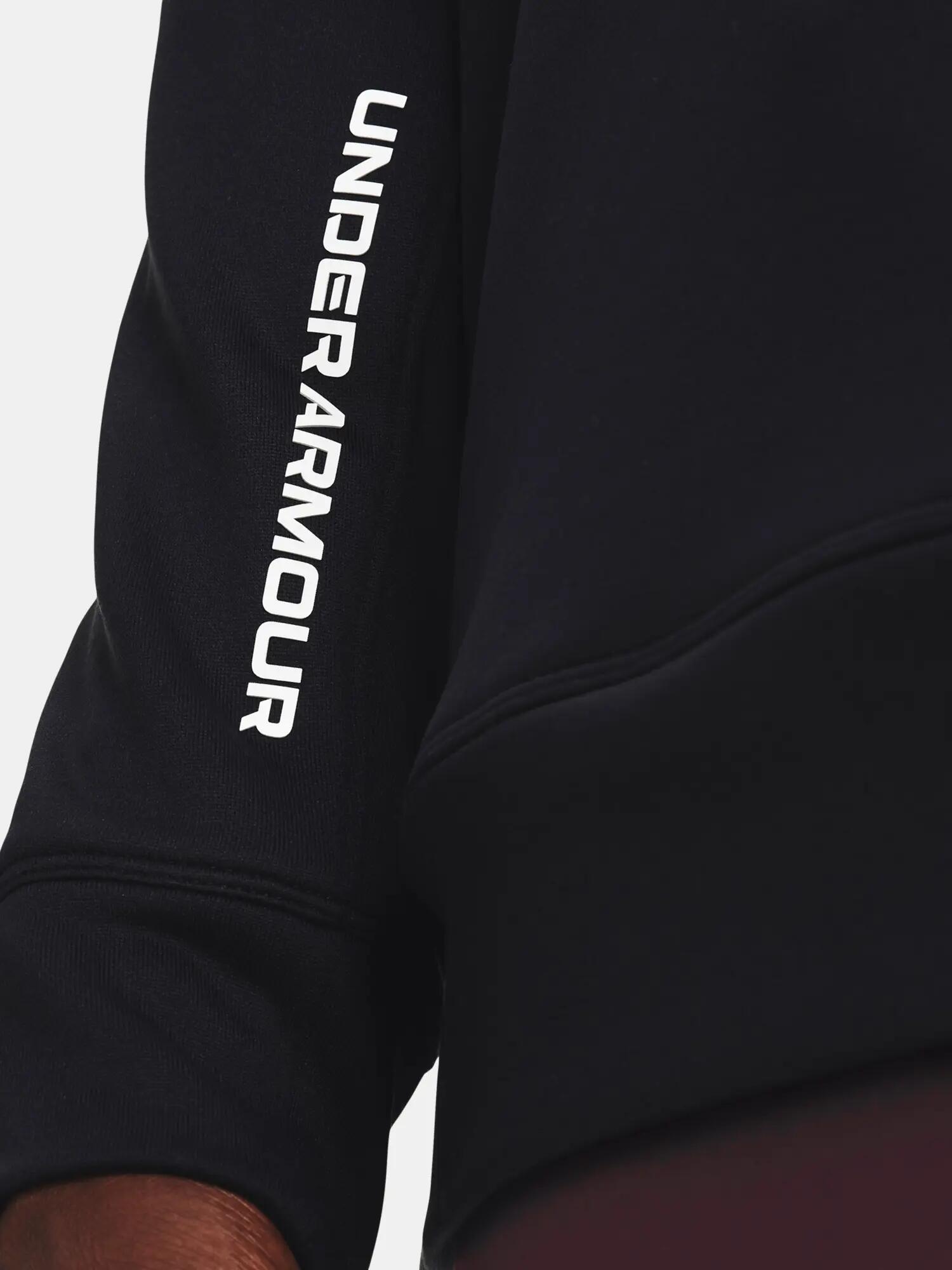 Ua Armour Terry Hoodie férfi kapucnis pulóver - fekete 5/6