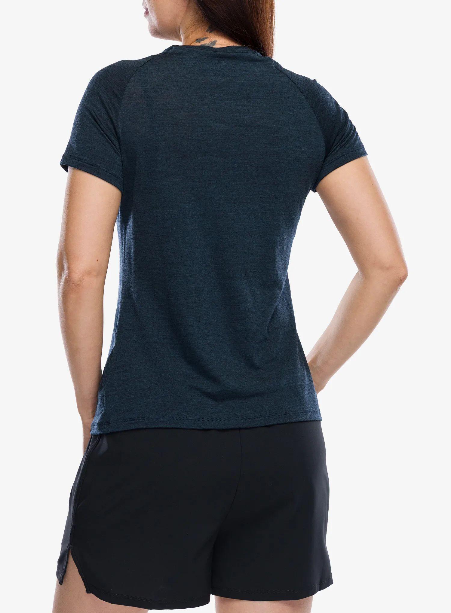 Koszulka merino damska Odlo Merino Tencel Hyper Map Crew Neck S/S 3/7
