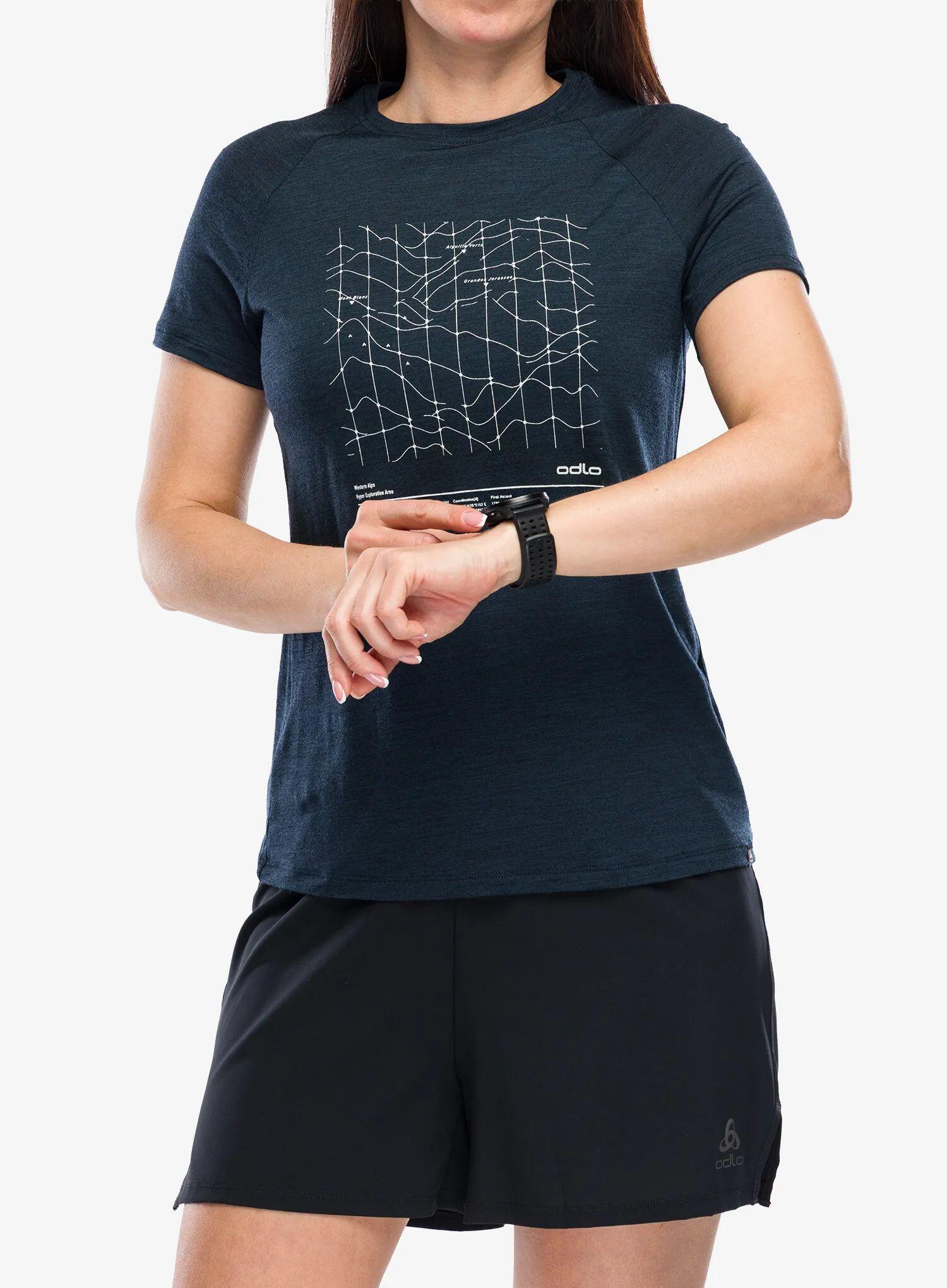 Damen T-Shirt MERINO TENCEL HYPER MAP 7/7