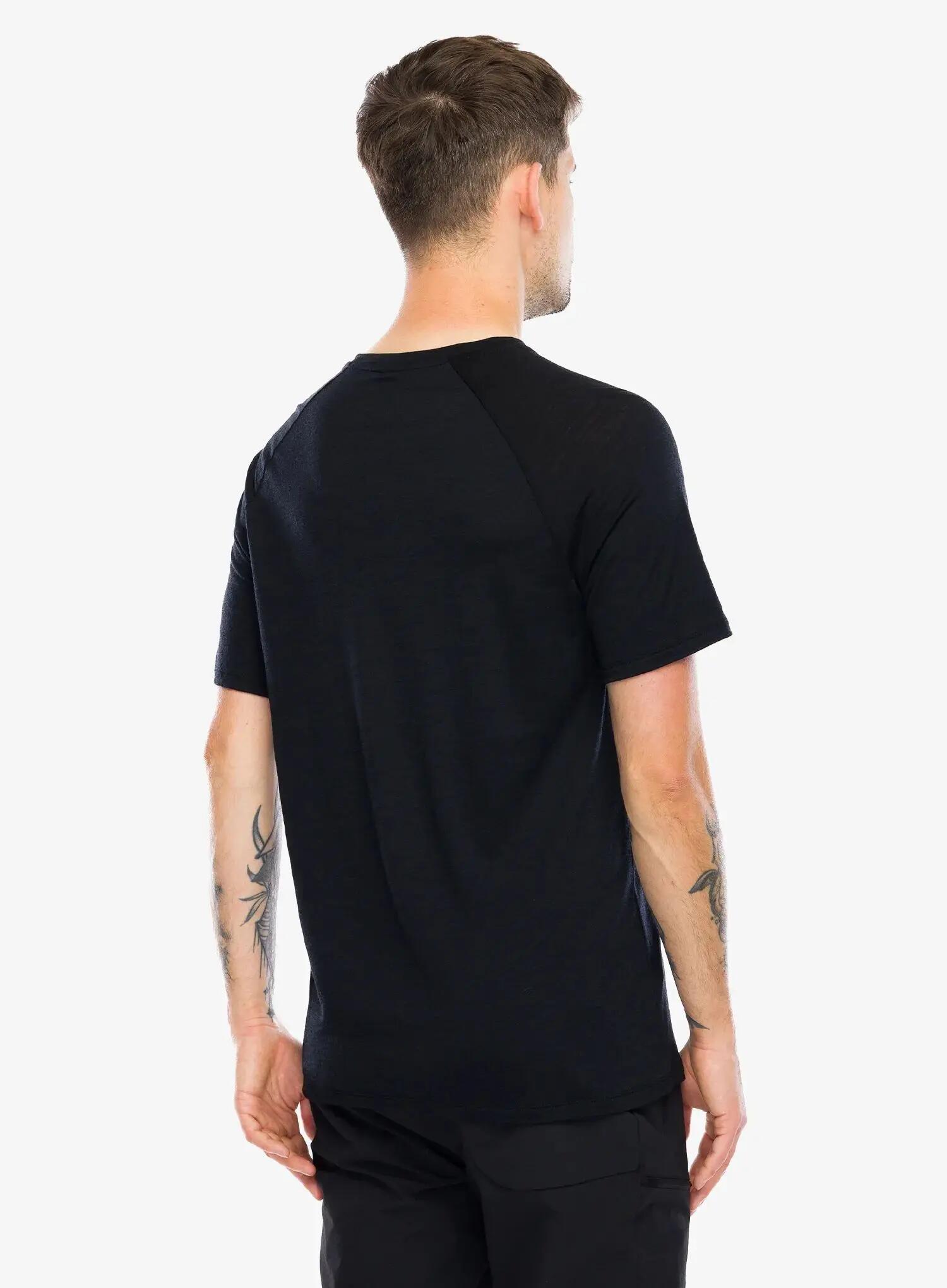 Koszulka z nadrukiem Odlo Merino Tencel Hyper Map Crew Neck S/S 5/7