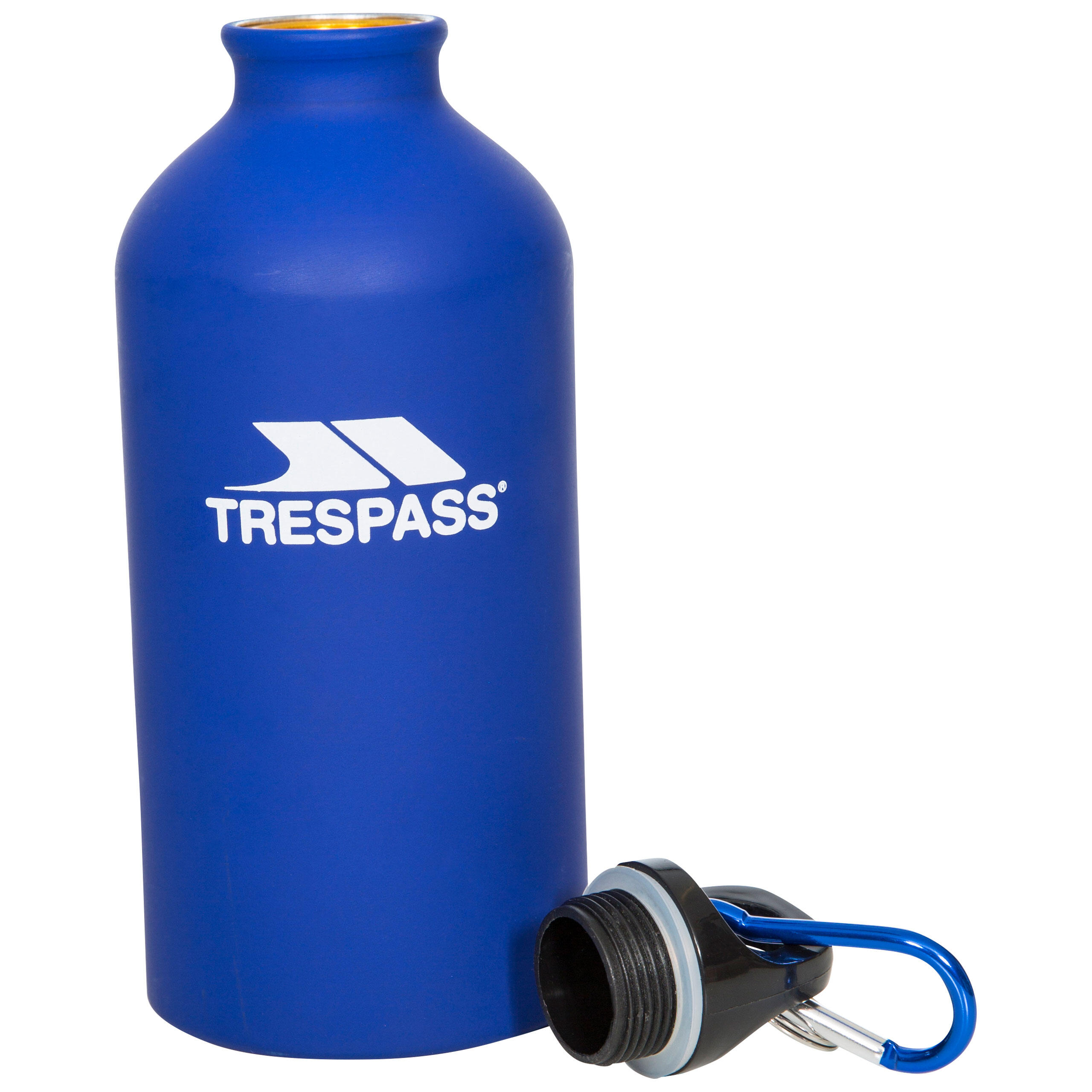 Trespass Swig - Gourde de sport avec mousqueton 0,5l Bleu Mat 4/4