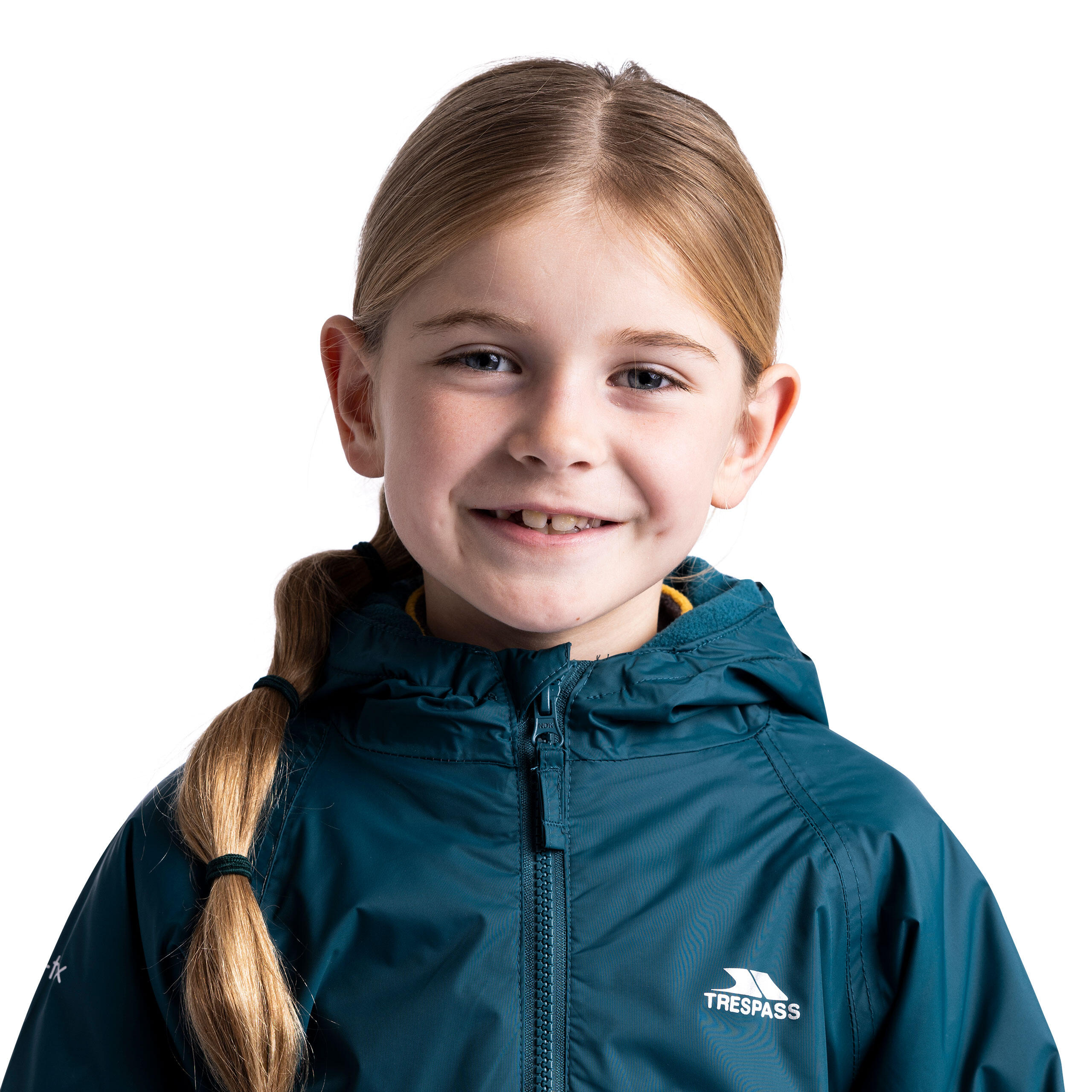 Trespass Dripdrop Regenanzug Kinder, blaugrün, Größe 3/4 4/5