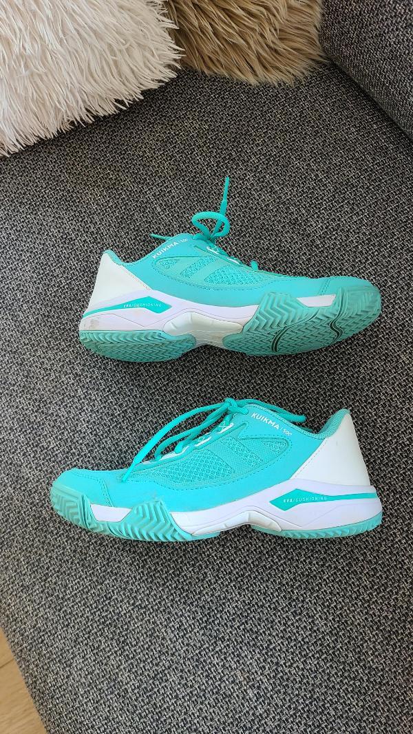Tussen Particulieren - Kuikma padelschoenen maat 39, groen, zo goed als n 5/7