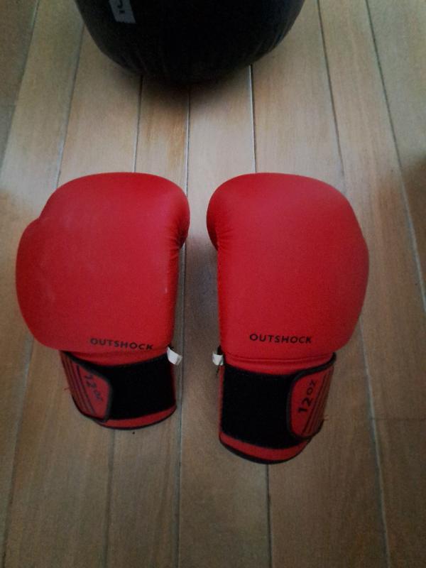 Entre Particuliers - Sac de frappe avec gants 3/4