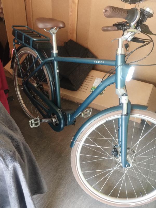 Tussen Particulieren - City Ebike Elops 920E HF Petrol Blue L/XL 6/7