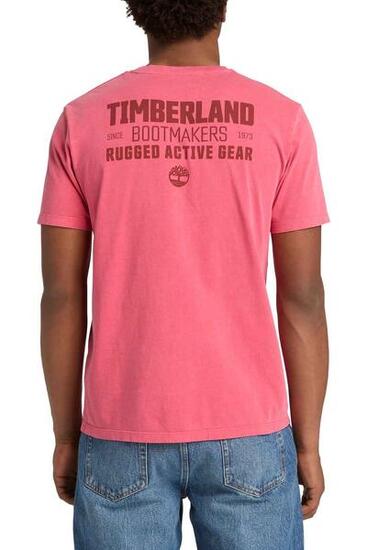 TIMBERLAND - T-shirt uomo tinta in capo