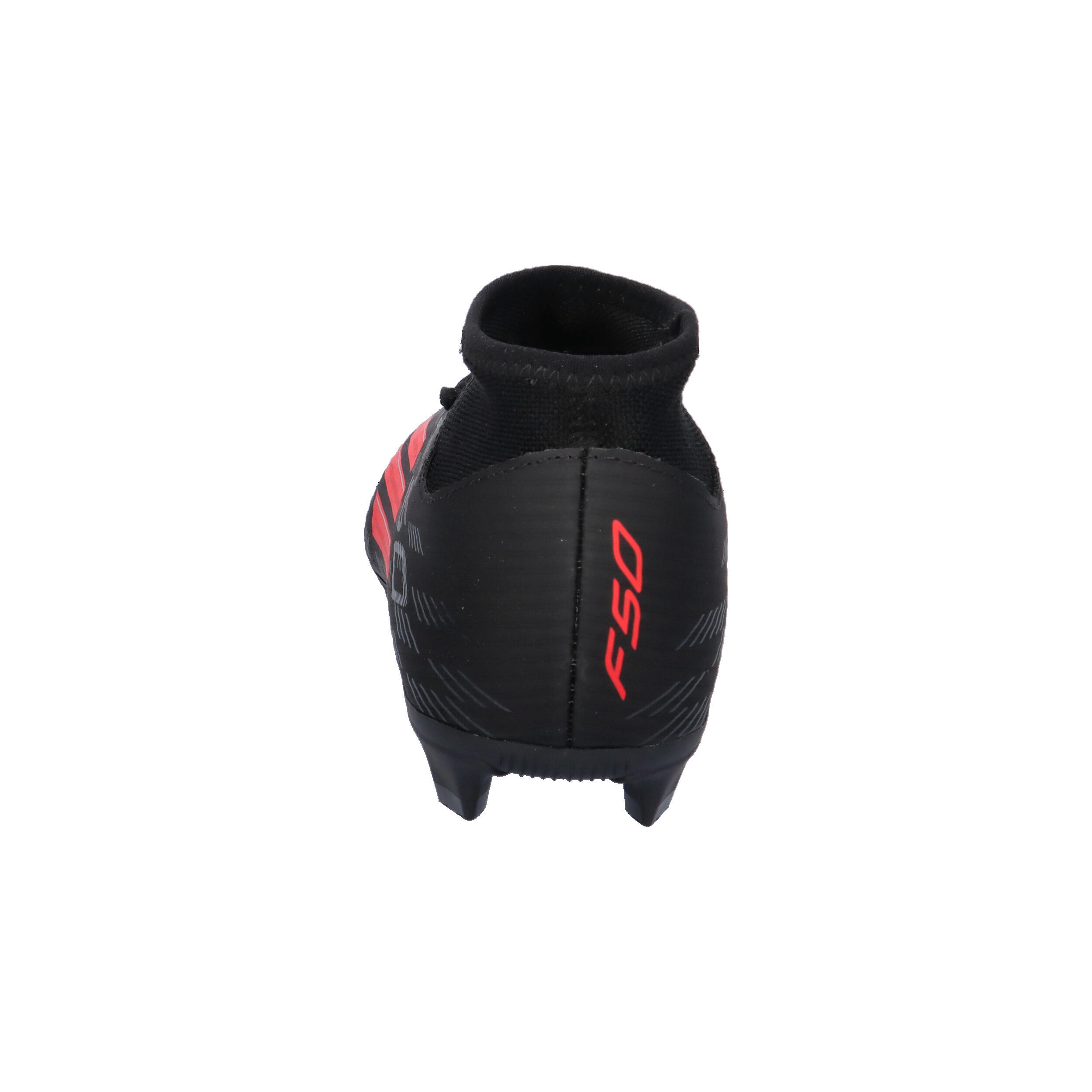 Calzado - Fútbol - Junior - Nocken, Mid - F50 Club - Negro/Rojo 13/15